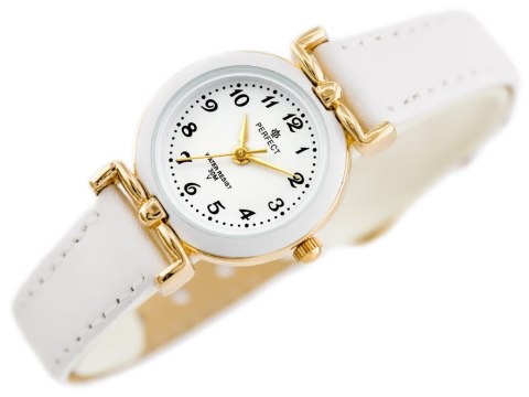 ZEGAREK DZIECIĘCY PERFECT LP004-02 - KOMUNIJNY - biały (zp801a) + BOX