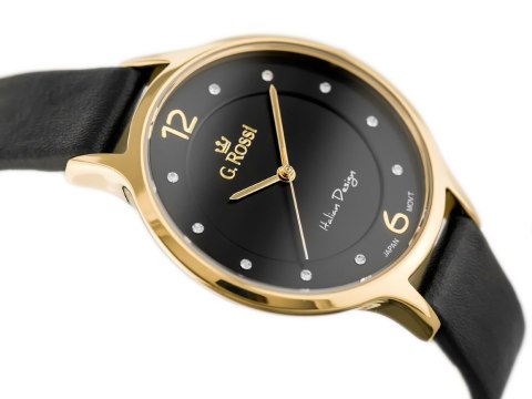 ZEGAREK DAMSKI G. ROSSI 10411A-1A2 NA PASKU (zg714f) + BOX