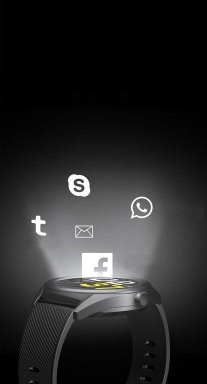 SMARTWATCH MĘSKI G. Rossi SW012-5 gold/gray + dodatkowa BRANSOLETA (sg007e)