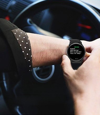 SMARTWATCH UNISEX G. Rossi SW010-13 silver/black (sg005m)