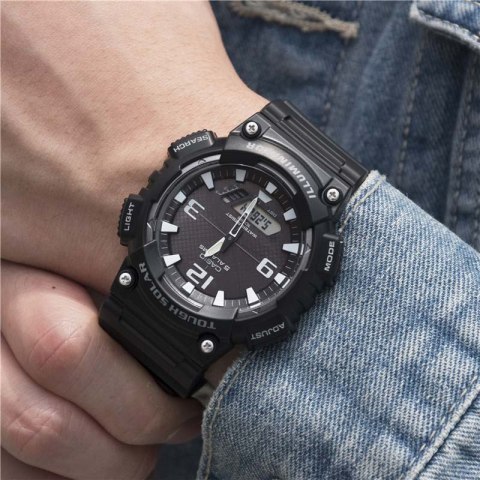 ZEGAREK MĘSKI CASIO AQ-S810W-1AV (zd044h) - SOLAR POWERED + BOX