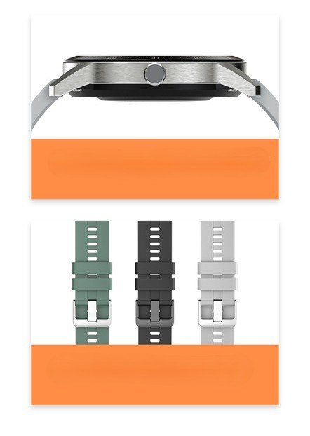 SMARTWATCH MĘSKI G. Rossi SW018-1 silver/black (sg012a) WŁASNE TARCZE