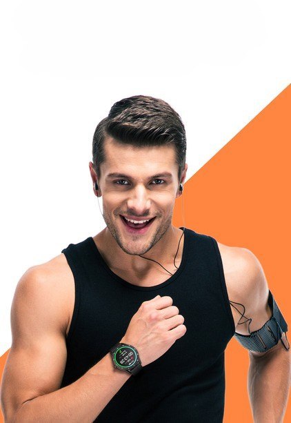 SMARTWATCH MĘSKI G. Rossi SW018-2 silver/gray (sg012b) WŁASNE TARCZE