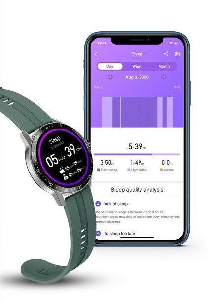 SMARTWATCH MĘSKI G. Rossi SW018-5 black/blue (sg012e) WŁASNE TARCZE