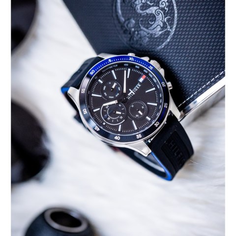 ZEGAREK MĘSKI TOMMY HILFIGER 1791724 BANK (zf023d)