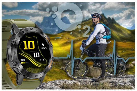 SMARTWATCH MĘSKI GRAVITY GT9-12 - WYKONYWANIE POŁĄCZEŃ, CIŚNIENIOMIERZ (sg021l)