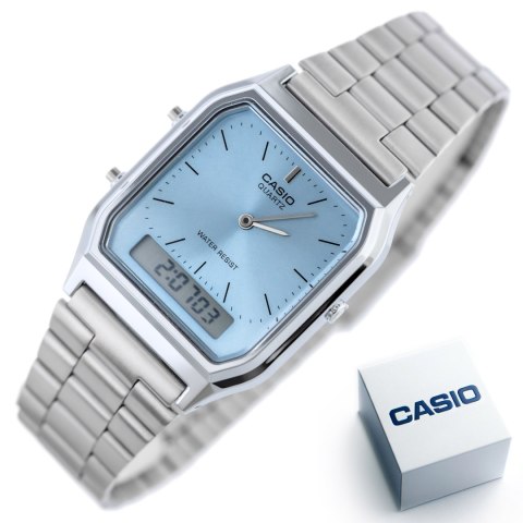 ZEGAREK UNISEX CASIO Vintage AQ-230A-2A1 + BOX