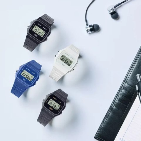 ZEGAREK MĘSKI CASIO F-91WB-2A1DF + BOX