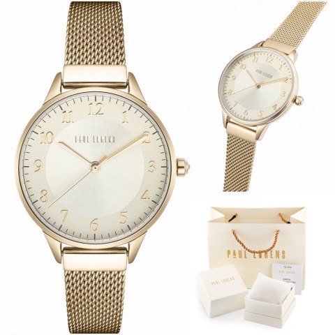 ZEGAREK DAMSKI PAUL LORENS - PL12189B-4D1 (zg550d) + BOX