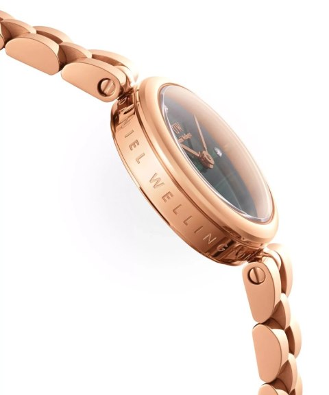 ZEGAREK DAMSKI DANIEL WELLINGTON Elan Lumine Malachite Rose Gold 22mm DW00100721 + BOX (zw522c)