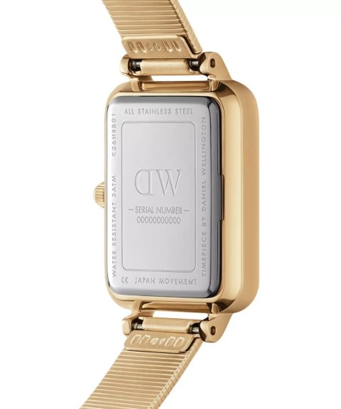 ZEGAREK DAMSKI DANIEL WELLINGTON Quadro Lumine Pressed Piano 20mm DW00100582 + BOX (zw519a)