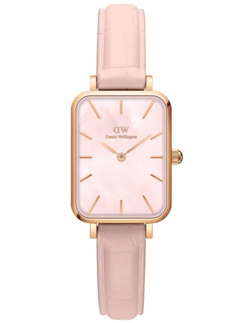 ZEGAREK DAMSKI DANIEL WELLINGTON Quadro Pressed Melrose Pearl 20mm DW00100508 + BOX (zw521a)