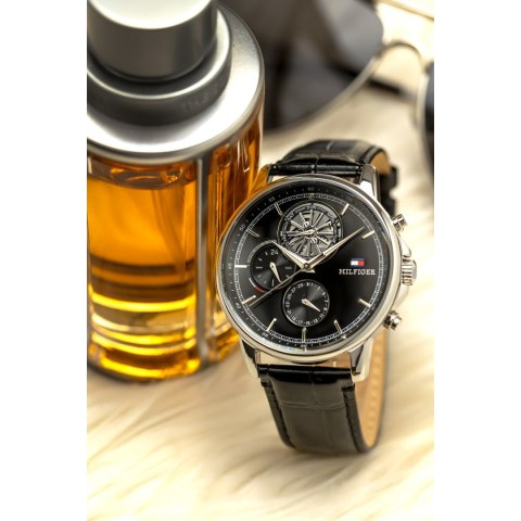 ZEGAREK MĘSKI TOMMY HILFIGER 1710605 Steward Open Heart + BOX