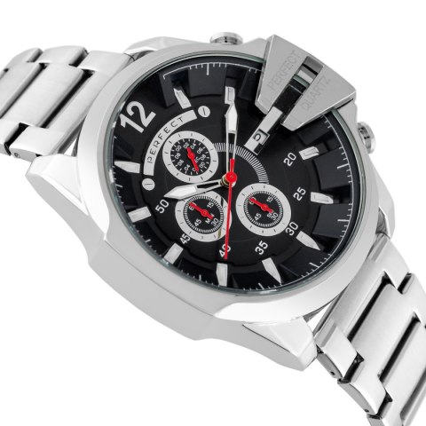 ZEGAREK MĘSKI PERFECT M513CH-03 - CHRONOGRAF (zp387c) + BOX