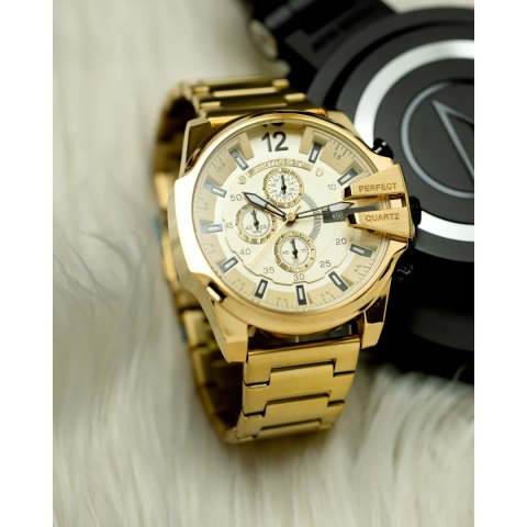 ZEGAREK MĘSKI PERFECT M513CH-05 - CHRONOGRAF (zp387d) + BOX