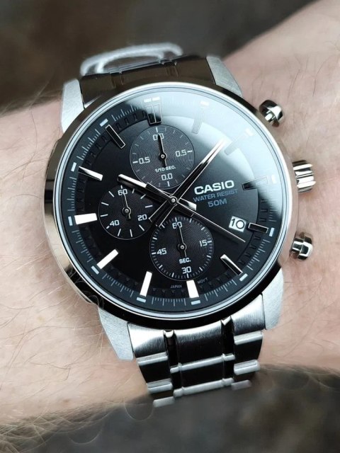 Zegarek Męski Casio MTP-E510D-1A1 + BOX