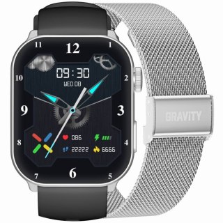 SMARTWATCH UNISEX GRAVITY GT28-9 - ROZMOWY BLUETOOTH, DODATKOWY PASEK (sg037i)