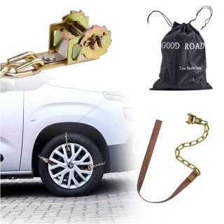 Łańcuchy śniegowe nakładki antypoślizgowe na koła opony na śnieg 8el.