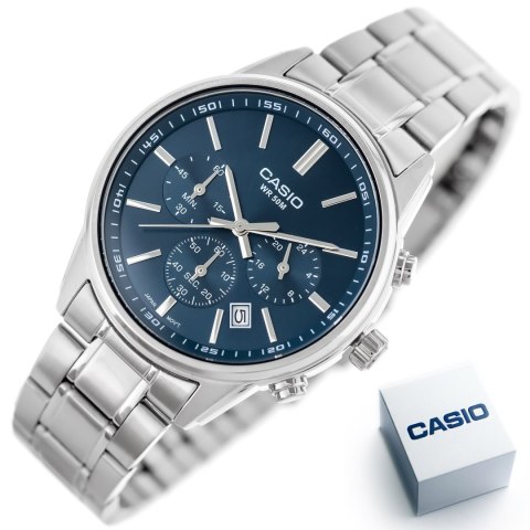 ZEGAREK MĘSKI CASIO MTP-E515D-2A1 (zd265b) + BOX