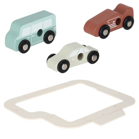 Garaż drewniany parking samochodowy piętrowy stacja benzynowa