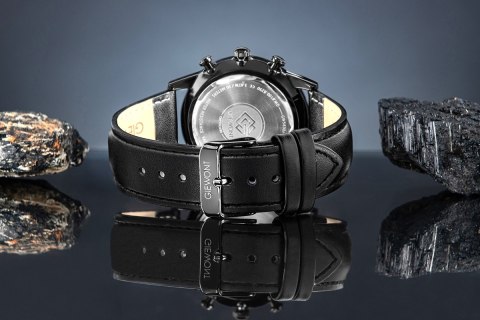 Zegarek Męski Giewont Chronograph Sapphire Czarny GW5630-A1
