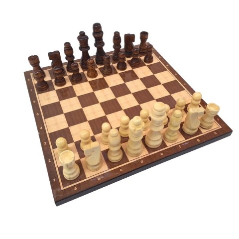 Klasyczne Szachy drewniane - 27 x 27 cm - 1050743