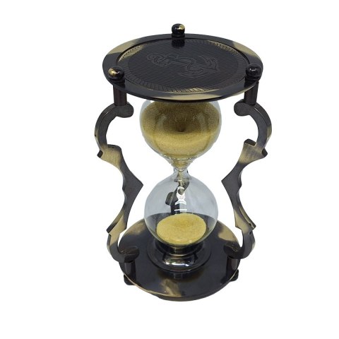 Klepsydra mosiężna - wykończenie antyk 5min - NC2677