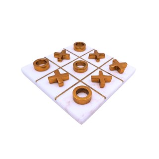 Kółko i krzyżyk na podstawie marmurowej - 1598