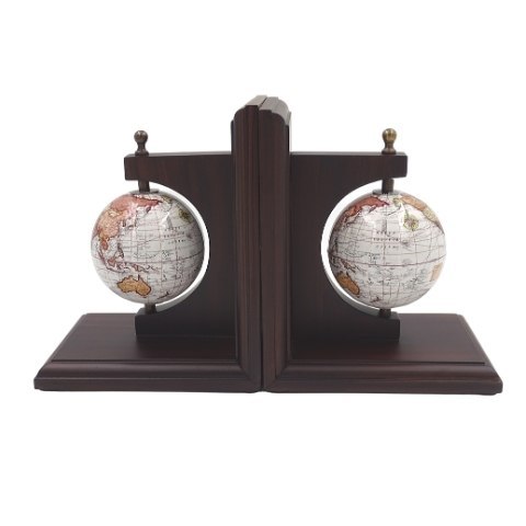 Podpórki do Książek Globusy - Bookend - Elegancka Dekoracja Retro - NC2677C