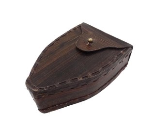 Podróżna lupa w skórzanym etui C-60