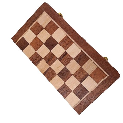 Szachy Drewniane Magnetyczne 30x30cm Składane - G614