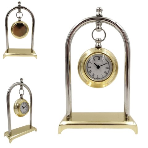 Zegar kominkowy vintage retro - dekoracyjny zegar na biurko - M02