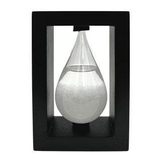 Barometr Burzowy Fitzroya w Oprawie Drewnianej - Kropla Storm Glass - BAW1