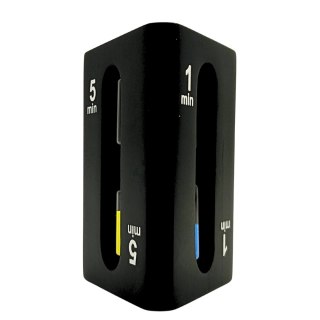 Klepsydra 1-3-5 minut trójstronna czarna - STW6