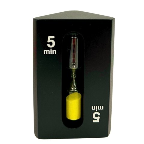 Klepsydra 1-3-5 minut trójstronna czarna - STW6