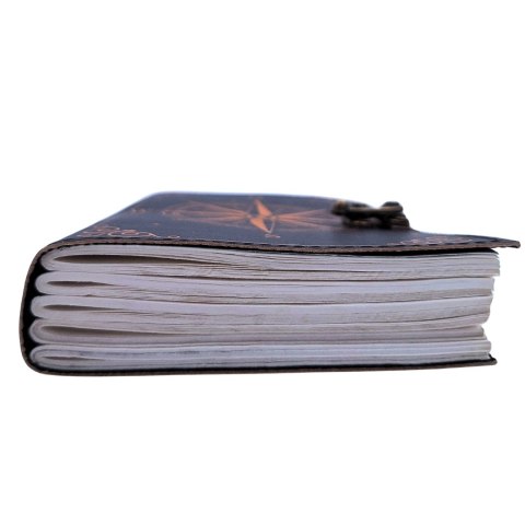 Notes Skórzany Róża Wiatrów Retro - Prezent dla żeglarza - AH09