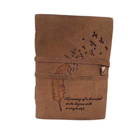 Notes skórzany Retro z Inskrypcją 200 stron - AH04