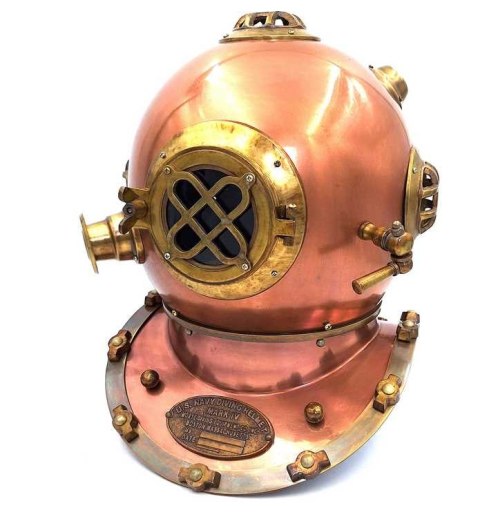 Wielki hełm nurka - replika - wysokość 45cm - NI1431
