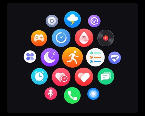 Smartwatch Gravity Czarno Różowy GT2-2 PRO