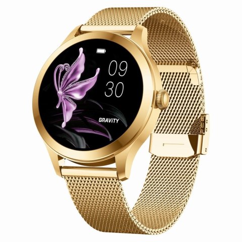 Smartwatch Gravity Różowo Złoty 2 Paski GT25-1 PRO