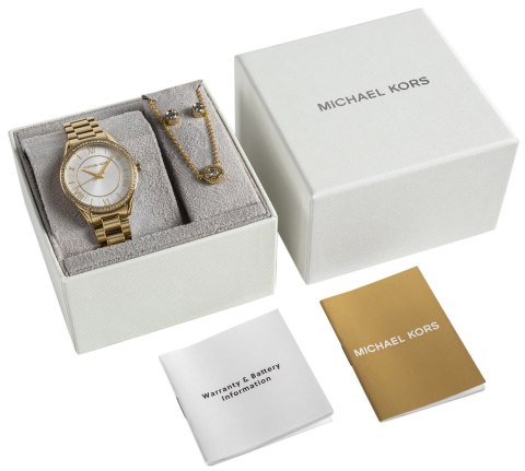 Zegarek Damski Michael Kors Lauryn + biżuteria MK4849SET + BOX