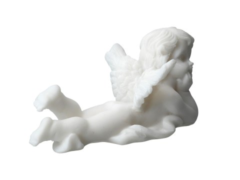 Aniołek leżący - alabaster grecki