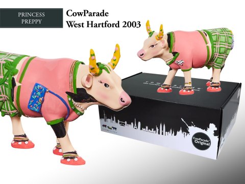 CowParade West Hartford 2003, Princess Preppy, autor: Gayle Young