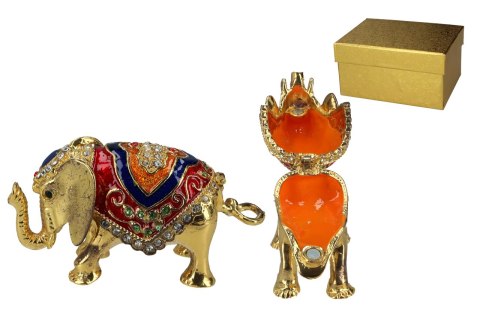 Kasetka metalowa - słoń