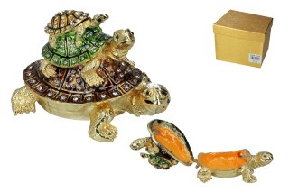 Kasetka metalowa - żółwie