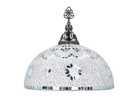 Lampa stołowa - abażu, biały