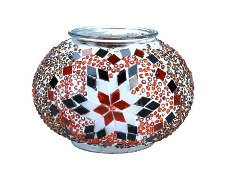 Lampa stołowa - klosz pojedynczy, wielokolorowy