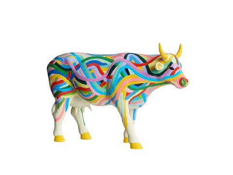 CowParade Cowzza, New York 2021, autor: A. Fizza & T.Chiao