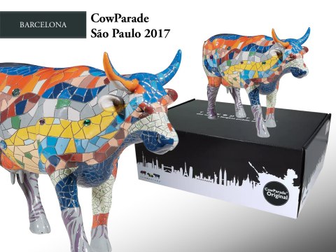 CowParade São Paulo 2017, Barcelona, autor: Andre Crespo