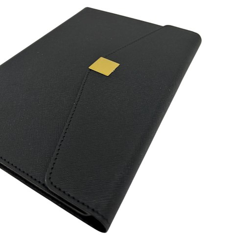 Elegancki Zestaw Prezentowy Premium - Notes A5 z Długopisem i Pendrive 16GB w Pudełku - Czarno-złoty - EE9